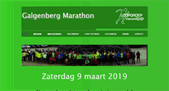Desktop Screenshot of galgenbergmarathon.nl