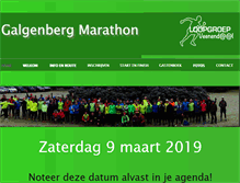 Tablet Screenshot of galgenbergmarathon.nl